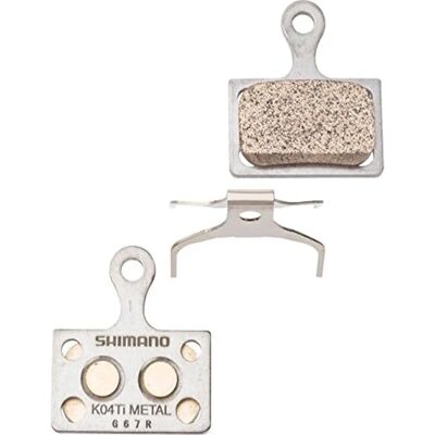 Shimano K04TI Metaal Schijfremblokken - Zilver - Schijfremblokken Shimano K04TI Metaal Schijfremblokken - Zilver - Schijfremblokken