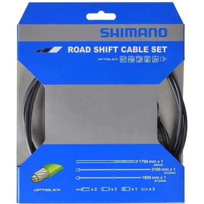 Zestaw linek przerzutki Shimano Szary - Kompletny, Niska Tarcia Zestaw linek przerzutki Shimano Szary - Kompletny, Niska Tarcia