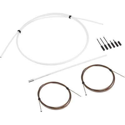 Shimano Dura Ace R9100 White Gear Cable Set - Road Cycling Parts Shimano Dura Ace R9100 White Gear Cable Set - Road Cycling Parts
