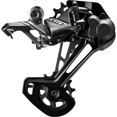 Shimano XTR M9100 Hinterradschalthebel - 12-Gang - Dunkelgrau / Schwarz / Lange Cage SGS Shimano XTR M9100 Hinterradschalthebel - 12-Gang - Dunkelgrau / Schwarz / Lange Cage SGS