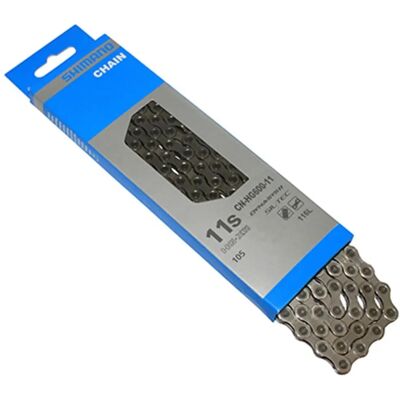 Shimano Silver 11-Speed Bike Chain - 116 Links Shimano Silver 11-Speed Bike Chain - 116 Links