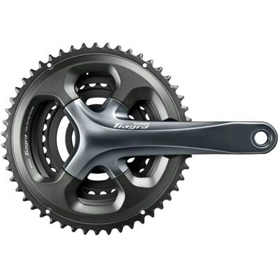 Shimano Tiagra FC-4700 Dubbel Kettingblad - GRIJS - Maat: 175MM - Racefiets Shimano Tiagra FC-4700 Dubbel Kettingblad - GRIJS - Maat: 175MM - Racefiets