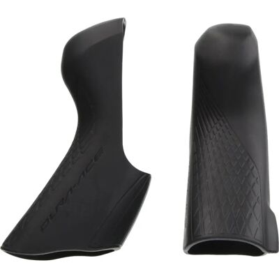 Leve del freno Shimano Dura Ace ST-R9100 e coperture - Nero Leve del freno Shimano Dura Ace ST-R9100 e coperture - Nero