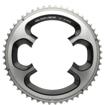 Shimano Dura-Ace FC9000 Double Chainrings - Silver - 52-36T Shimano Dura-Ace FC9000 Double Chainrings - Silver - 52-36T