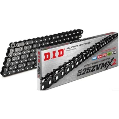 D.I.D Black 525ZVM-X2 X-Ring Chain - Sport D.I.D Black 525ZVM-X2 X-Ring Chain - Sport