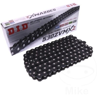 D.I.D Merk 530ZVM-X2 Ketting - 114 Links, Zwart, Sport D.I.D Merk 530ZVM-X2 Ketting - 114 Links, Zwart, Sport