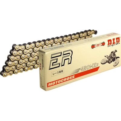 D.I.D 420nz3 Driveline - 130 lenker, gull og svart, forsterket D.I.D 420nz3 Driveline - 130 lenker, gull og svart, forsterket