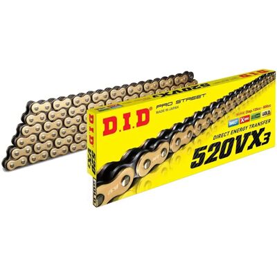 D.I.D 520VX3 X-Ring Veto Ketju - Moottoripyöräketju D.I.D 520VX3 X-Ring Veto Ketju - Moottoripyöräketju