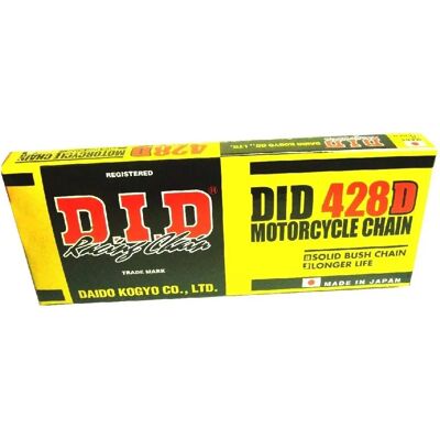 D.I.D 428d Drive Chain - 126 lenker - Svart D.I.D 428d Drive Chain - 126 lenker - Svart