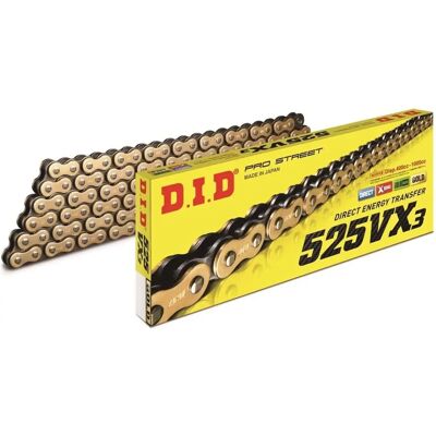Catena di trasmissione D.I.D 525VX3 X-Ring - Moto strada Catena di trasmissione D.I.D 525VX3 X-Ring - Moto strada