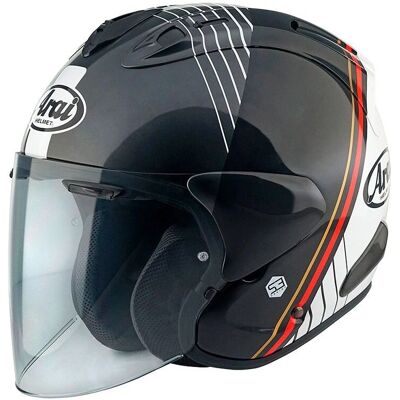 Arai Helmet SZ-R EVO White Black Frost - Helmet Arai Helmet SZ-R EVO White Black Frost - Helmet