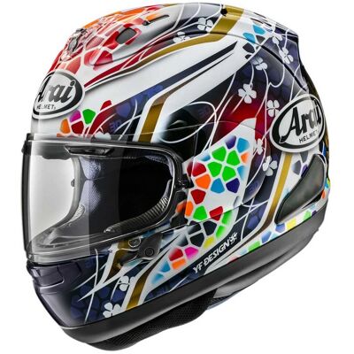 Casco Arai RX-7V Evo Nakagami GP2 - Sistema a Elica Variabile, Ventilazione, Leggero - Casco Casco Arai RX-7V Evo Nakagami GP2 - Sistema a Elica Variabile, Ventilazione, Leggero - Casco