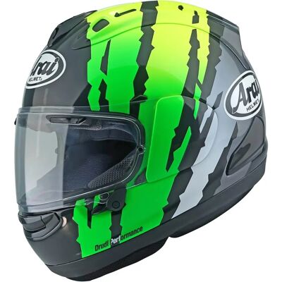 Arai RX-7V EVO Gelb Grün Schwarz Helm - Stoßfest Arai RX-7V EVO Gelb Grün Schwarz Helm - Stoßfest