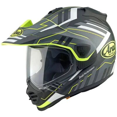 Casco Arai Tour-X5 - Trail/Enduro - Opaco Nero/Grigio/Giallo Neon Casco Arai Tour-X5 - Trail/Enduro - Opaco Nero/Grigio/Giallo Neon