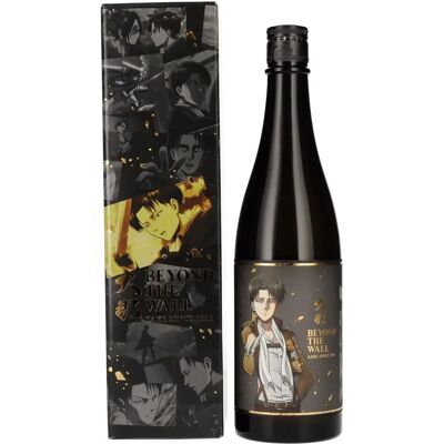 Attack on Titan x Beyond the Wall Modèle Levi Sake Japonais - Édition Limitée - Publicité Attack on Titan x Beyond the Wall Modèle Levi Sake Japonais - Édition Limitée - Publicité
