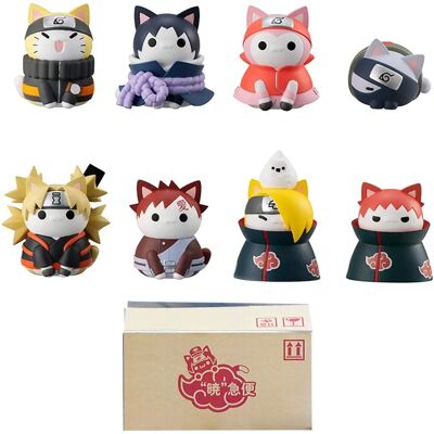 Megahouse Naruto Shippuden - Set 8 Figuren - Kampf gegen Akatsuki Megahouse Naruto Shippuden - Set 8 Figuren - Kampf gegen Akatsuki