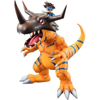 Statue PVC Greymon & Taichi - Megahouse Statue PVC Greymon & Taichi - Megahouse
