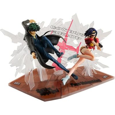 Megahouse Spike & Faye PVC Statue - Cowboy Bebop - 20cm Megahouse Spike & Faye PVC Statue - Cowboy Bebop - 20cm
