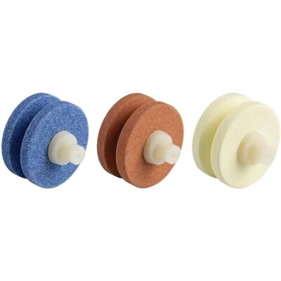 Global MinoSharp Shinkansen Sharpener - Water Ceramic Wheels Set Global MinoSharp Shinkansen Sharpener - Water Ceramic Wheels Set