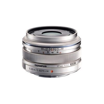 Objectif Olympus 17mm f/1.8 Micro Quatre Trous - Argent Objectif Olympus 17mm f/1.8 Micro Quatre Trous - Argent