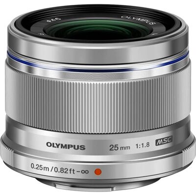 Olympus Silver 25mm f/1.8 Micro Four Thirds Lens Olympus Silver 25mm f/1.8 Micro Four Thirds Lens