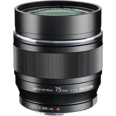 OM System M.Zuiko Digital ED 75mm f1.8 - Czarny OM System M.Zuiko Digital ED 75mm f1.8 - Czarny