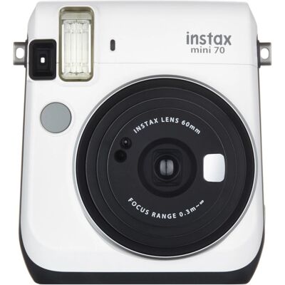Fujifilm Instax Mini 70 - Blanc - Exposition automatique - Mode selfie - Double exposition - Appareil photo instantané - Publicité Fujifilm Instax Mini 70 - Blanc - Exposition automatique - Mode selfie - Double exposition - Appareil photo instantané - Publicité