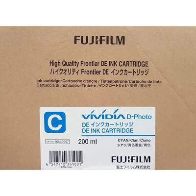 Fujifilm DE 100 Cyan Tintenpatrone - 200ml - Druckerpatrone für Frontier Fujifilm DE 100 Cyan Tintenpatrone - 200ml - Druckerpatrone für Frontier