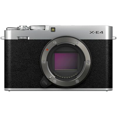 Fujifilm X-E4 Silber - Systemkamera mit 26,1 MP Sensor Fujifilm X-E4 Silber - Systemkamera mit 26,1 MP Sensor