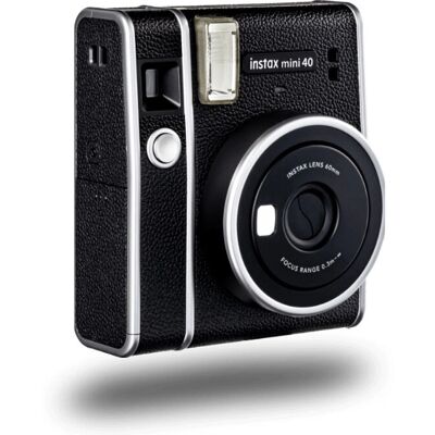 Appareil Photo Instax Mini 40 de Fujifilm - Noir - Publicité Appareil Photo Instax Mini 40 de Fujifilm - Noir - Publicité