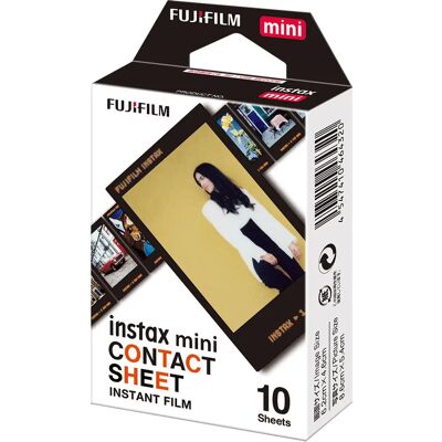 Filme folha de contato Instax Mini da Fujifilm - 10 Disparos Filme folha de contato Instax Mini da Fujifilm - 10 Disparos