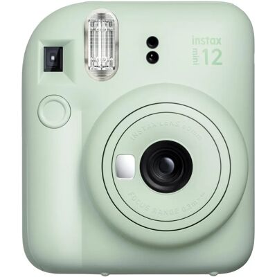 Fujifilm Instax Mini 12 Grün - Sofortbildkamera mit Selfie & Makro Fujifilm Instax Mini 12 Grün - Sofortbildkamera mit Selfie & Makro