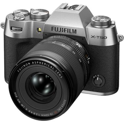 Fujifilm X-T50 - Kit 16-50mm Silber Fujifilm X-T50 - Kit 16-50mm Silber