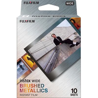 Fujifilm Instax Wide Metaal 10 Vellen - Instant Camera Film Fujifilm Instax Wide Metaal 10 Vellen - Instant Camera Film