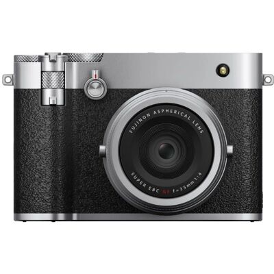 Fujifilm GFX100RF Silver - Kompaktkamera med 35mm f/4-objektiv Fujifilm GFX100RF Silver - Kompaktkamera med 35mm f/4-objektiv