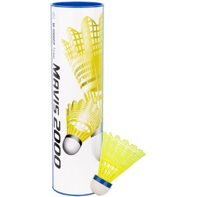 Yonex Mavis 2000 Gelb/Rot - Badmintonbälle Yonex Mavis 2000 Gelb/Rot - Badmintonbälle