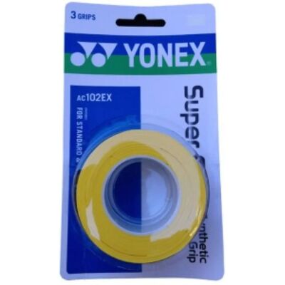 Yonex Super Grap Overgrip - Tennis Overgrip - Gul Yonex Super Grap Overgrip - Tennis Overgrip - Gul