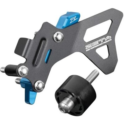 Protection Bleue Zeta pour Pignon et Carter Husqvarna FE, FC, TE - Protection Pignon/Carter - Publicité Protection Bleue Zeta pour Pignon et Carter Husqvarna FE, FC, TE - Protection Pignon/Carter - Publicité