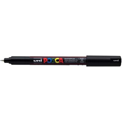 Marcador Uni-Ball PC-1MR - Punta Fina - Negro Marcador Uni-Ball PC-1MR - Punta Fina - Negro
