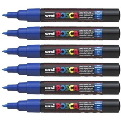 POSCA Blau Feine Spitze Marker - Marker POSCA Blau Feine Spitze Marker - Marker