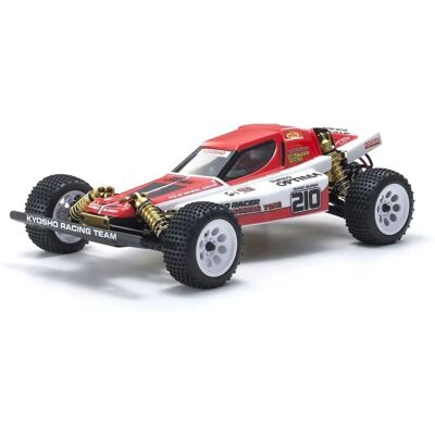 Kyosho Turbo Optima 1:10 Buggy RC Électrique - 4WD, Châssis Modernisé - Publicité Kyosho Turbo Optima 1:10 Buggy RC Électrique - 4WD, Châssis Modernisé - Publicité