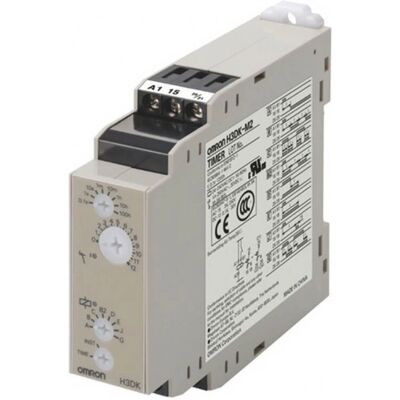 Relais temporisateur Omron - Multifonction - 24-240V AC/DC - 2 contacts - Publicité Relais temporisateur Omron - Multifonction - 24-240V AC/DC - 2 contacts - Publicité