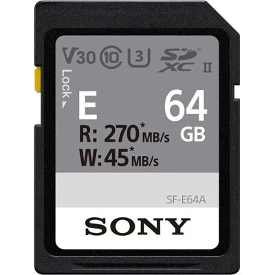 Sony SFE64A 64GB SDXC UHS-II V30 memóriakártya Sony SFE64A 64GB SDXC UHS-II V30 memóriakártya