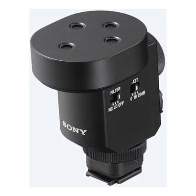 Microfone Sony ECM-M1 Preto - Microfone Compacto para Câmera Microfone Sony ECM-M1 Preto - Microfone Compacto para Câmera