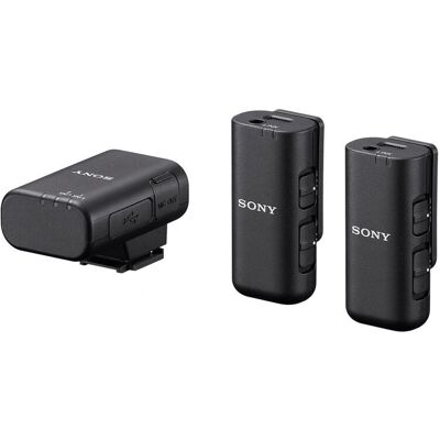 Système de microphone sans fil Sony ECM-W3 - Microphone, Noir - Publicité Système de microphone sans fil Sony ECM-W3 - Microphone, Noir - Publicité