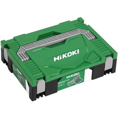 Maleta de Ferramentas Hikoki - Empilável com 3 Caixas - Plástico Durável Maleta de Ferramentas Hikoki - Empilável com 3 Caixas - Plástico Durável