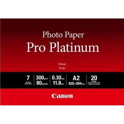 Canon Pro Platinum A2 Φωτογραφικό χαρτί - Γυαλιστερό και βαρύ Canon Pro Platinum A2 Φωτογραφικό χαρτί - Γυαλιστερό και βαρύ