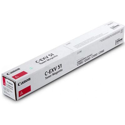 Canon C-EXV51 Magenta Toner - Tonerkassette für Canon Drucker Canon C-EXV51 Magenta Toner - Tonerkassette für Canon Drucker
