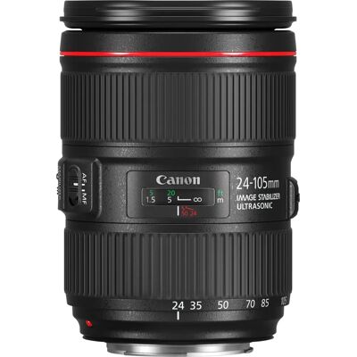 Lente Canon EF 24-105mm f/4L IS II USM - Zoom padrão para profissionais Lente Canon EF 24-105mm f/4L IS II USM - Zoom padrão para profissionais