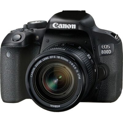 Canon EOS 800D - Schwarz - 24,2 MP DSLR Kamera Kit Canon EOS 800D - Schwarz - 24,2 MP DSLR Kamera Kit